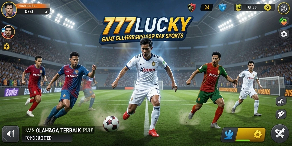 Tampilan gameplay seru dalam 777LUCKY dengan aksi olahraga yang mendebarkan.
