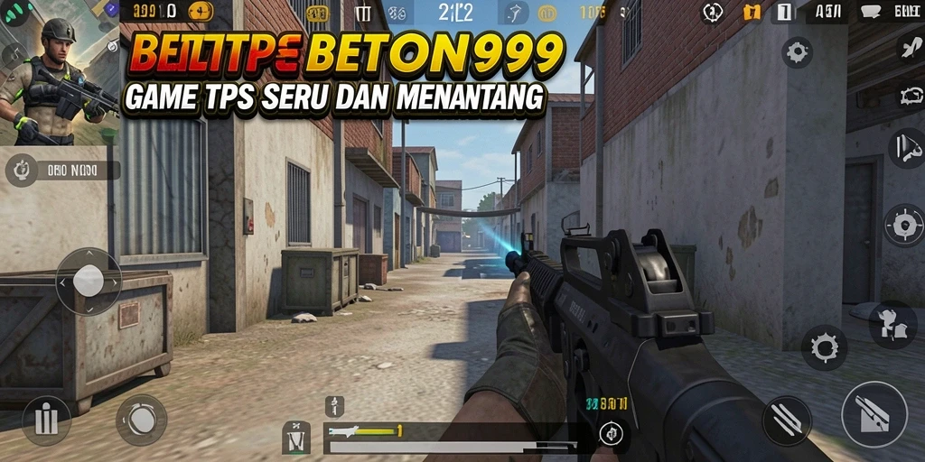 Tangkapan layar menunjukkan aksi seru permainan TPS BETON999.