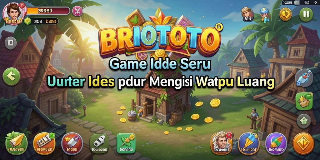 Screenshot BRIOTOTO menampilkan elemen gameplay Idle yang menarik.