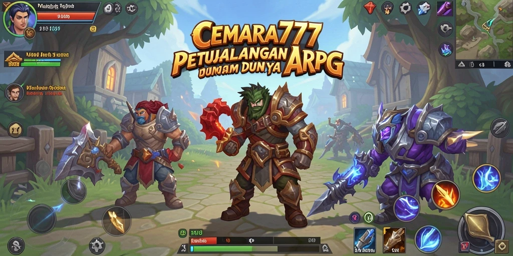 Gameplay CEMARA777 menampilkan aksi seru dan strategi dalam pertarungan.