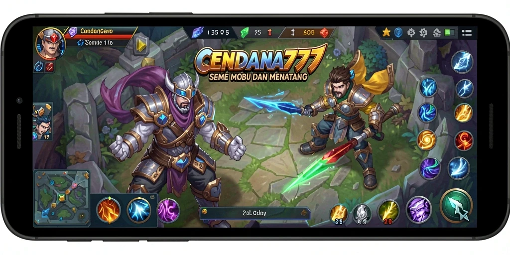 Gameplay MOBA yang seru dan menantang di CENDANA777.