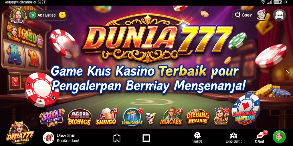 Tampilan menarik dari gameplay DUNIA777 yang seru dan mendebarkan.