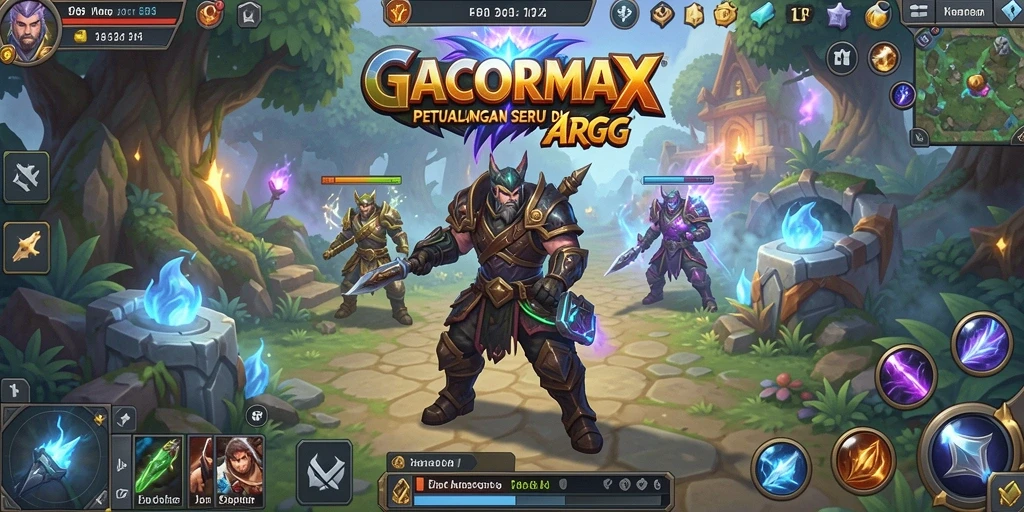 Tampilan gameplay GACORMAX yang mendebarkan dan penuh aksi.