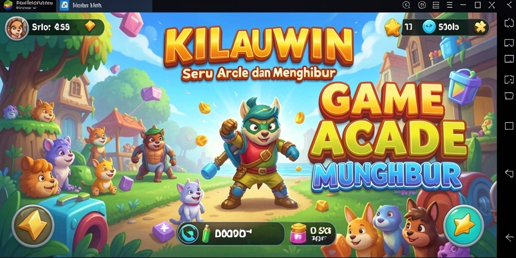 Gameplay seru KILAUWIN dalam aksi arcade yang mendebarkan.