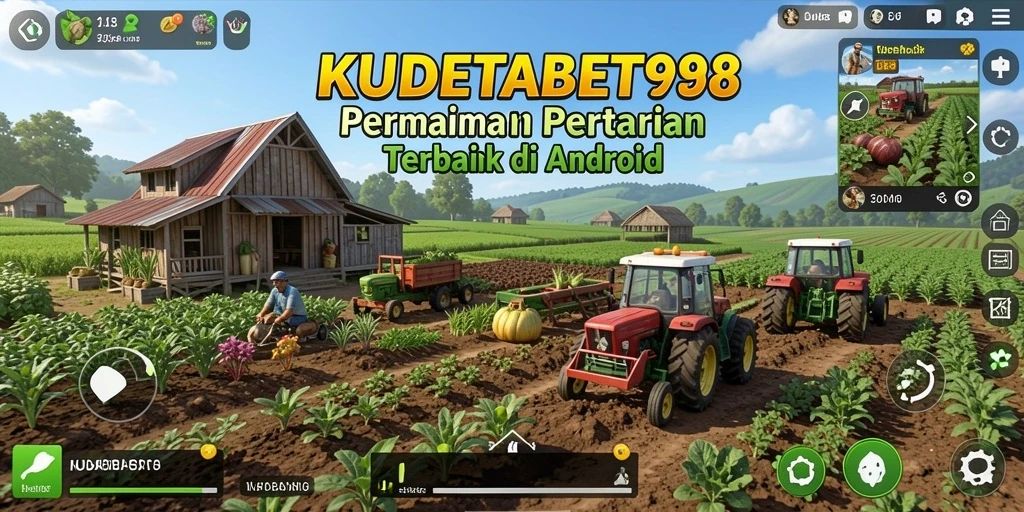 Tampak gameplay KUDETABET98 yang seru dan interaktif di dunia pertanian.
