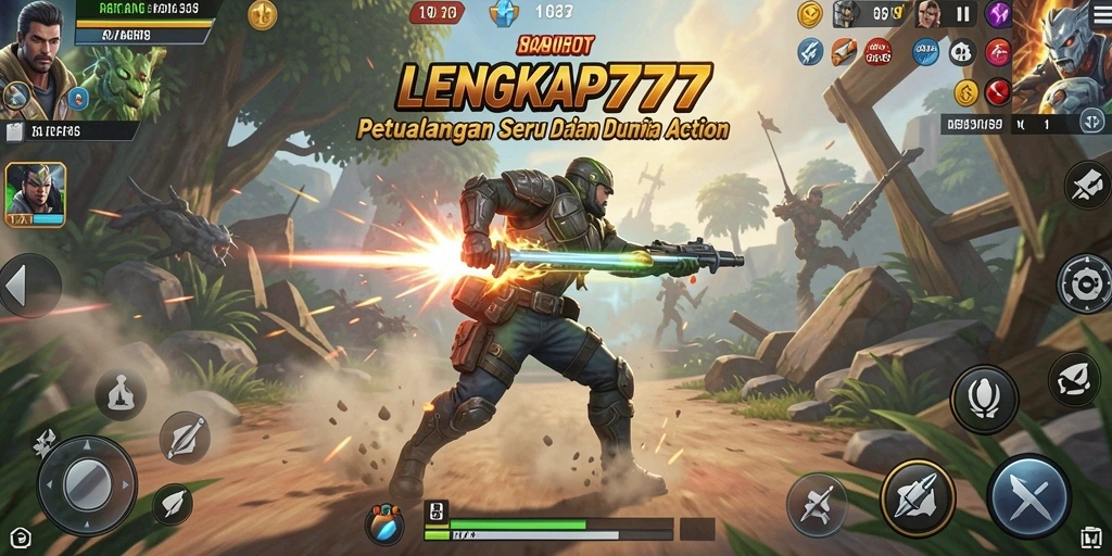 Tampilan menarik dari gameplay seru LENGKAP777 yang penuh aksi.