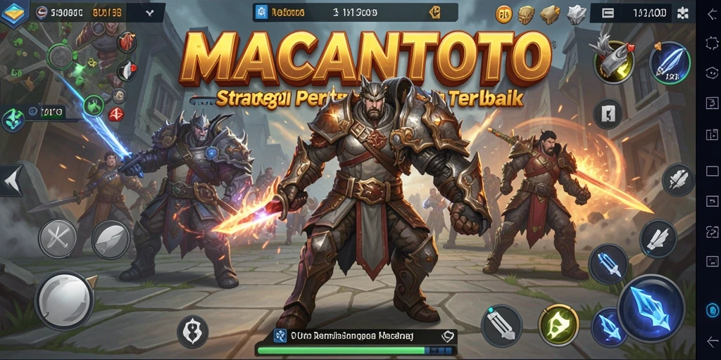 Tangkapan layar utama gameplay <strong>MACANTOTO</strong> menunjukkan pertempuran mendebarkan antara pemain.
