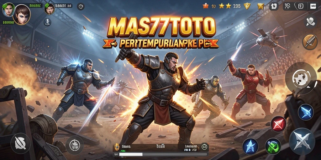 Gameplay mendebarkan dalam pertempuran Battle Royale di MAS77TOTO.