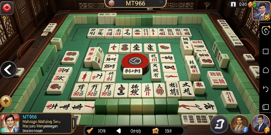 Tampilan gameplay MT966 yang memukau dalam permainan Mahjong.