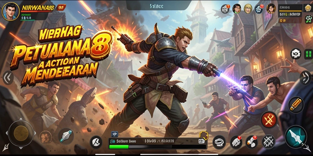 Tampilan gameplay NIRWANA88 yang penuh aksi dan seru.