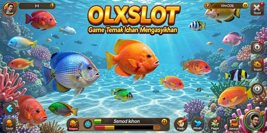 Tangkapan layar gameplay OLXSLOT yang menampilkan aksi Tembak Ikan yang seru.