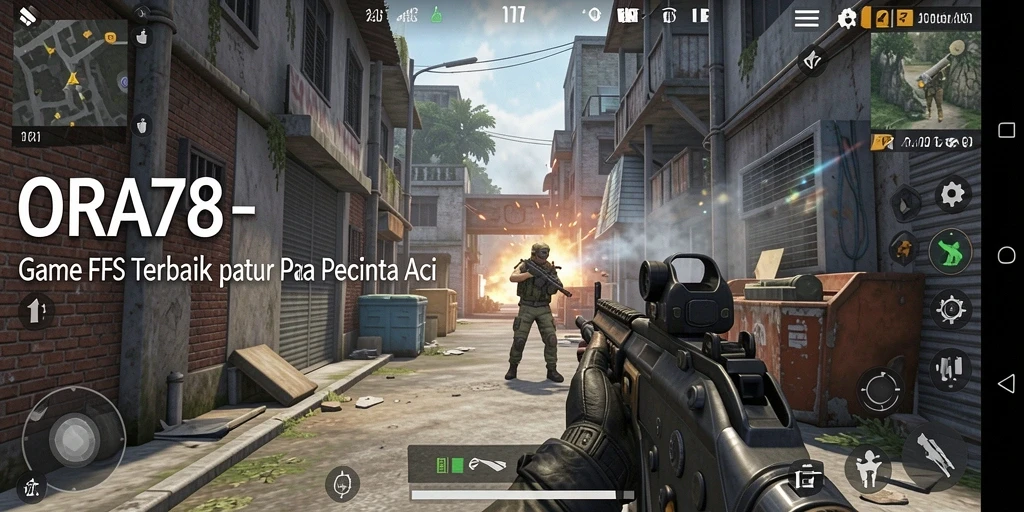 Gameplay ORA78 yang mendebarkan dalam pertempuran FPS.