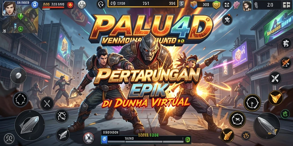 Tangkapan layar utama menunjukkan pertarungan intens di <strong>PALU4D</strong>.