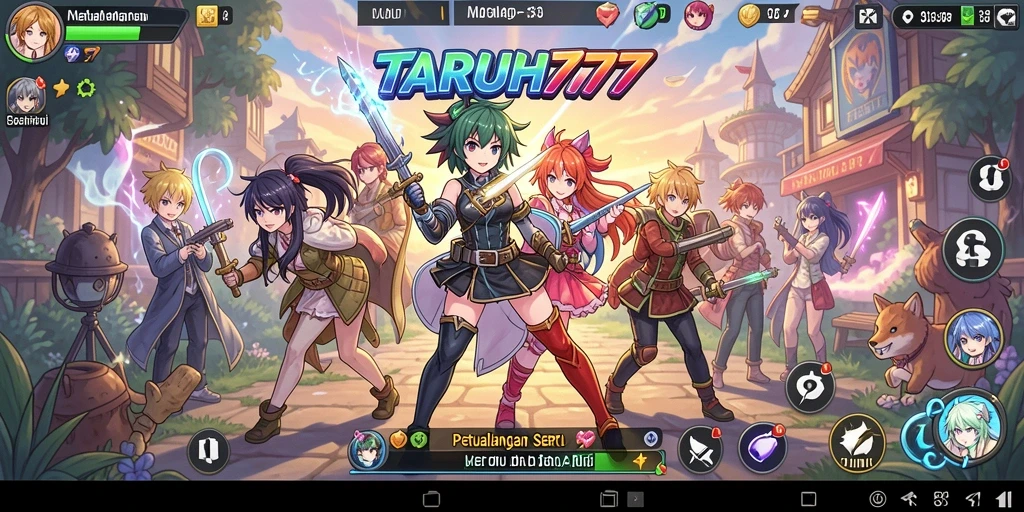Gameplay TARUH777 dengan karakter Anime yang beragam dan grafis menarik.