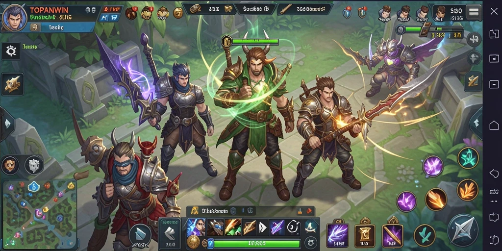 Tampilan gameplay menarik dari game SLG TOPANWIN.