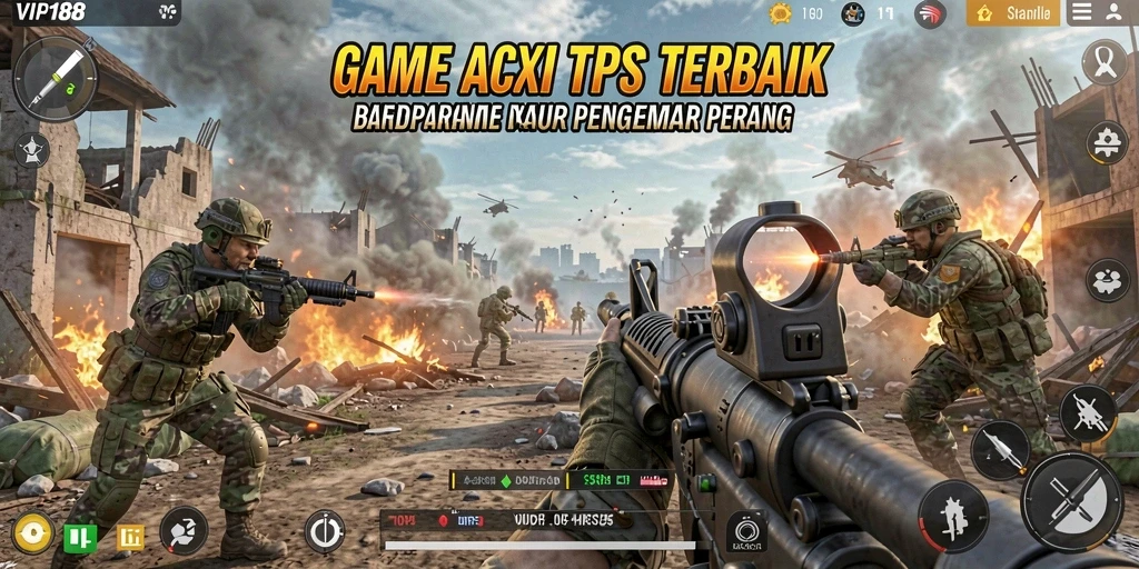 Gameplay mendebarkan dari VIP188 dengan aksi tembak-menembak yang intens.