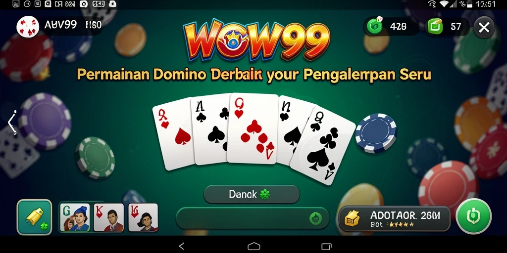 Tampilan gameplay WOW99 yang mengasyikkan dan interaktif.