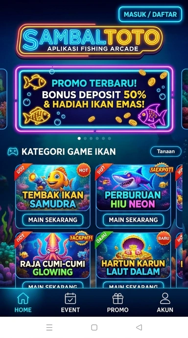 Keamanan aplikasi yang terjamin di sambaltoto.